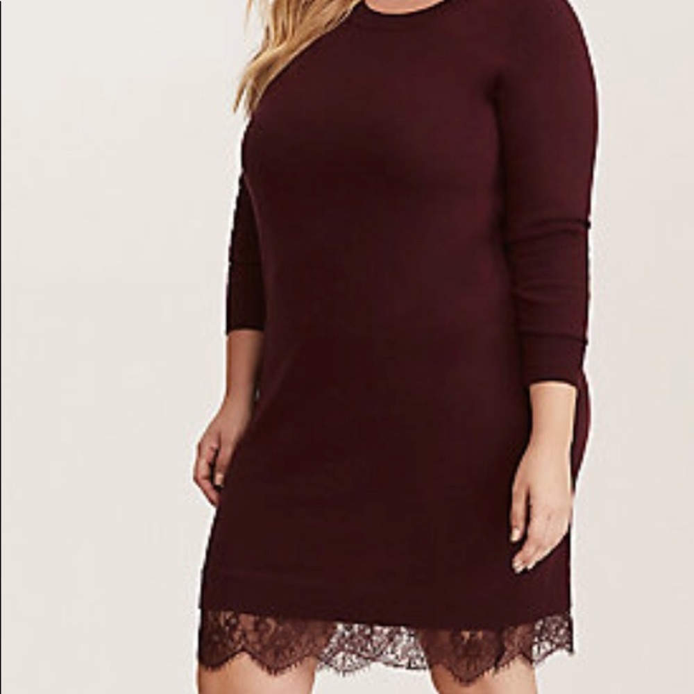 Torrid size 3 lace trim dress